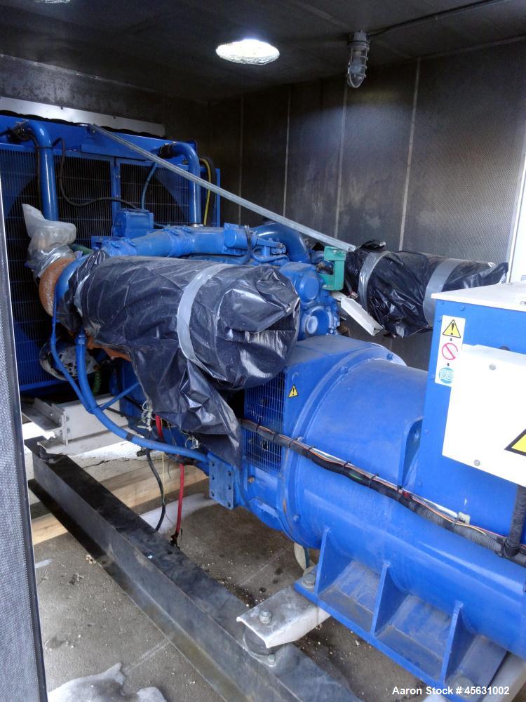 Used Detroit Diesel 500kW standby diesel generator set. Detroit Diesel 12V-71TA